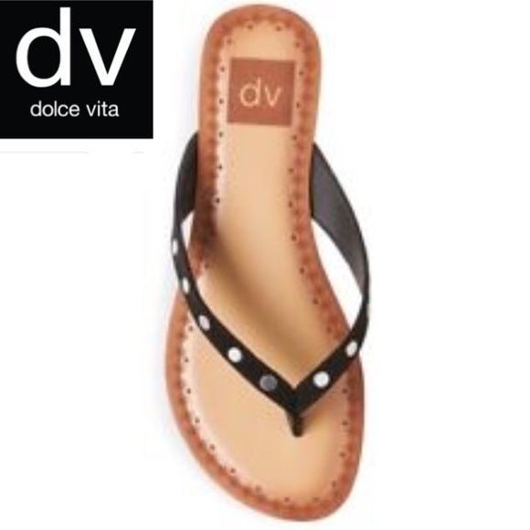 studded thong sandals